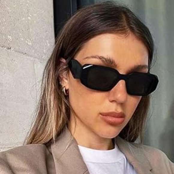 Vintage rectangular sunglasses main image 5